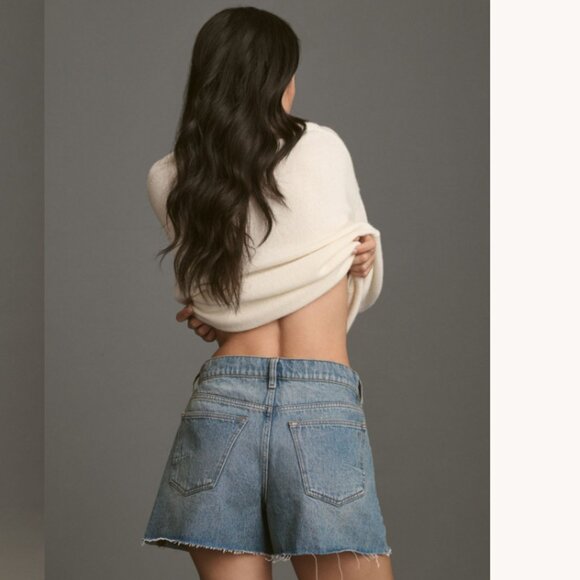Brand New The Everyday Denim Shorts by Pilcro - Picture 2 of 6
